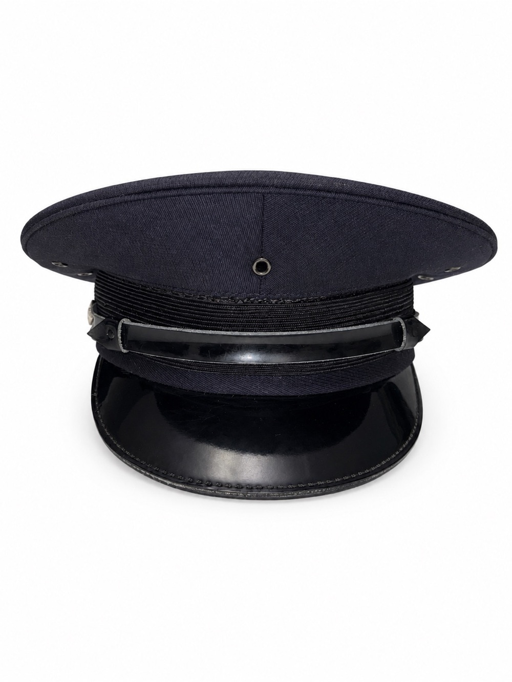 Vintage 1960s Lancaster Fire Department FD Uniform Peaked Cap Wool Dress Hat